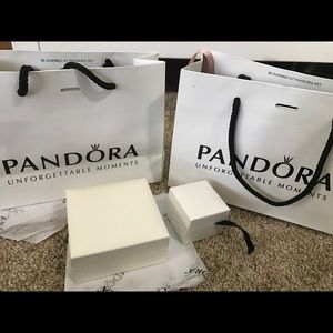 2 sets of Pandora gift packaging